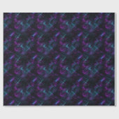 cyberpunk vaporwave synthwave retro dubstep edm geschenkpapier (Flach)