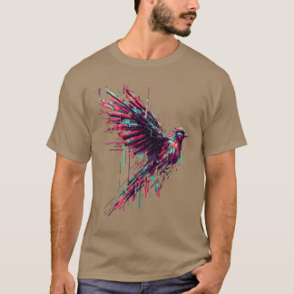 Cyberpunk-Vogeldesignfamilie T-Shirt