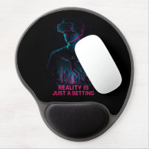 Cyberpunk VR Gamer-Maus-Pad mit Handgelenk-Erholun