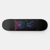Cyberpunk VR Gamer Skateboard Deck | "Realität ist (Horizontal)