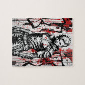 Cyberpunk Warrior Graffiti - Puzzle (Horizontal)