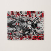 Cyberpunk Warrior Graffiti - Puzzle (Horizontal)