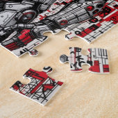 Cyberpunk Warrior Graffiti - Puzzle (Seite)