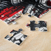 Cyberpunk Warrior Graffiti - Puzzle (Seite)