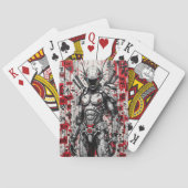 Cyberpunk Warrior Graffiti Spielkarten (Rückseite)