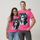 Cyberpunk Woman - Edgy Sci-Fi Art T-Shirt (Unisex)