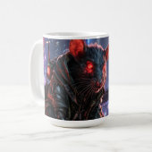 CyberRatte Kaffeetasse (Vorderseite Links)
