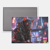 CyberRatte Magnet (Vorderseite/Rückseite)