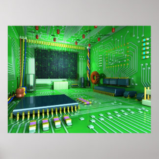 Cyberraum Poster