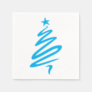 Cyberscooty Christmas Tree Napkins Serviette