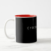 Cybersecurity-Agent Zweifarbige Tasse (Links)