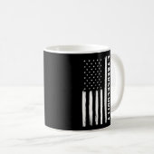 Cybersecurity American Flag Cyber Security Special Kaffeetasse (VorderseiteRechts)
