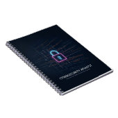 Cybersecurity-Analyst - Code & Protect Notizblock (Rechte Seite)