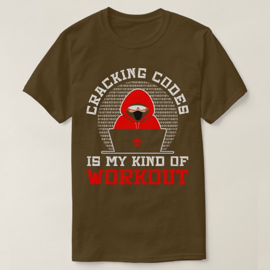 Cybersecurity Beruflich Hacker Cracking Codes C T-Shirt (Design vorne)