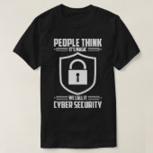 Cybersecurity Computer Security Cyber Security Pee T-Shirt (Design vorne)