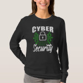 Cybersecurity Hacker Cyber Security Hack Hacker T-Shirt (Vorderseite)