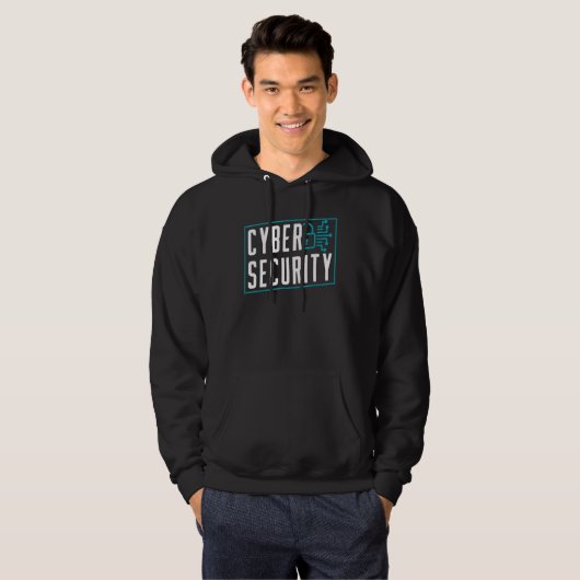 Cybersecurity Hacker Hacker Hack Cyber Security Hoodie (Vorne ganz)