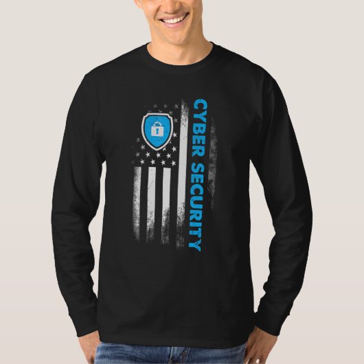 Cybersecurity IT Analyst Certified Tech Security 2 T-Shirt (Vorderseite)