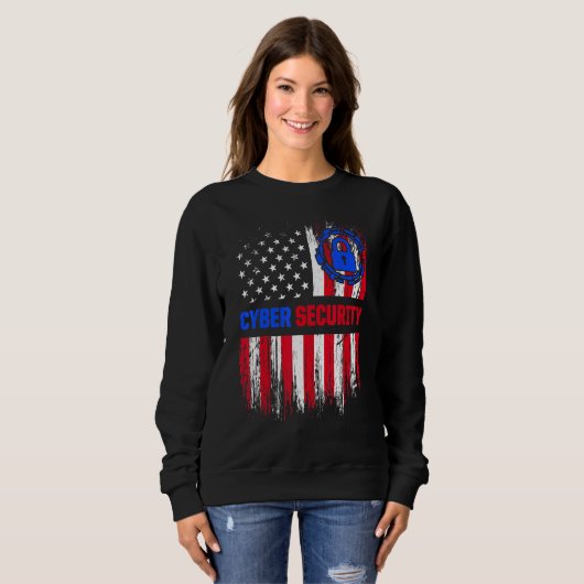Cybersecurity IT Analyst Certified Tech Security 3 Sweatshirt (Vorne ganz)