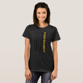Cybersecurity IT Analyst DA1 US Flag Certified Tec T-Shirt (Vorne ganz)