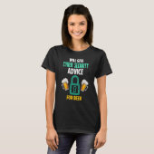 Cybersecurity IT Analyst for beer Certified Tech S T-Shirt (Vorne ganz)