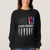 Cybersecurity IT Analyst - zertifizierte technisch Sweatshirt (Vorderseite)