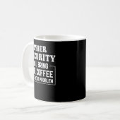 Cybersecurity Network Security Specialist T-Shirt Kaffeetasse (Vorderseite Links)