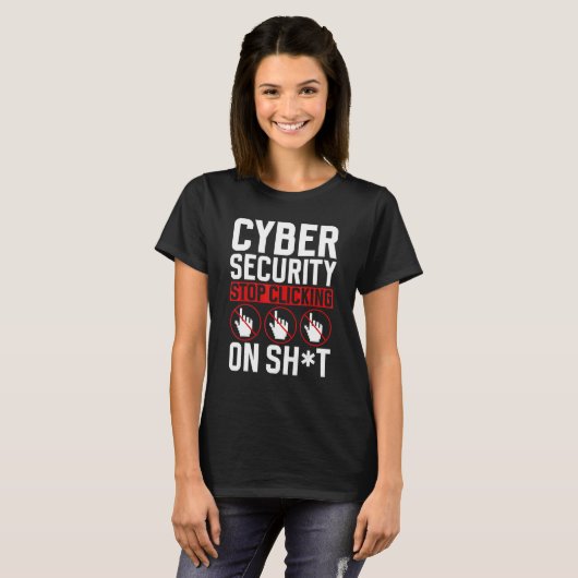 Cybersecurity Professional Cybersecurity Programm T-Shirt (Vorne ganz)