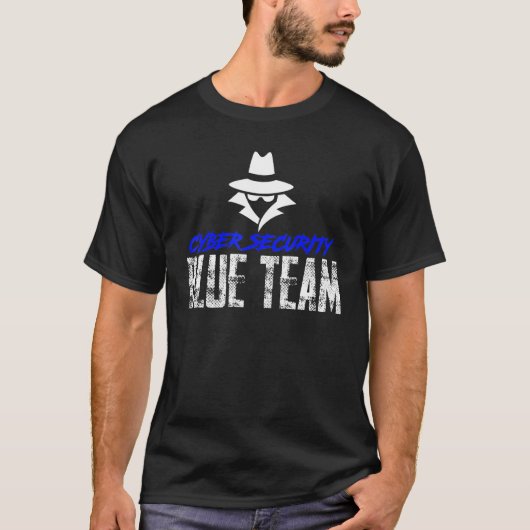 Cybersicherheit - Blue Team Security und Schutz de T-Shirt (Vorderseite)
