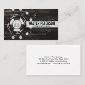 Cybersicherheit | Datenbank | Globales Netzwerk Visitenkarte (Vorne/Hinten)