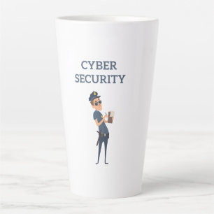 Cybersicherheit: Der Coole Polizist auf Patrol Milchtasse