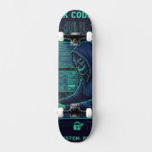 Cybersicherheit Ethic-Hacker-Coding-Tech-Professio Skateboard (Vorderseite)