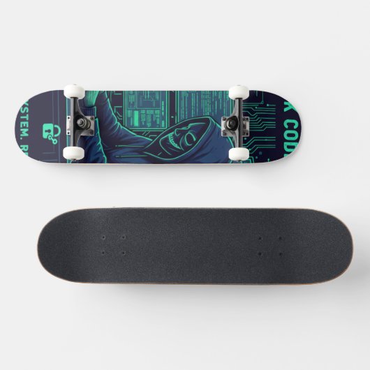 Cybersicherheit Ethic-Hacker-Coding-Tech-Professio Skateboard (Horizontal)