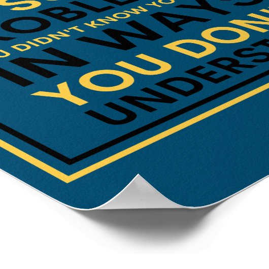 Cybersicherheitsanalytiker lösen Probleme Poster (Ecke)