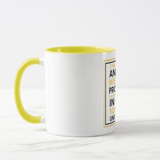 Cybersicherheitsanalytiker lösen Probleme Tasse (Links)