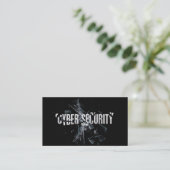 Cybersicherheitsdaten Moderne Berufliche Minimalis Visitenkarte (Stehend Vorderseite)