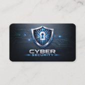Cybersicherheitsdienst-Techniker QR-Code Visitenkarte (Vorderseite)