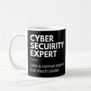 Cybersicherheitsexperte Funny Sprichwort Kaffeetasse