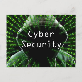 Cybersicherheitsgeschäft Postkarte