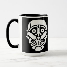 Cybersmily Cyborg Logo Black Tasse