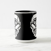 Cybersmily Cyborg Logo Black Tasse (Zentrum)