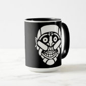 Cybersmily Cyborg Logo Black Tasse (VorderseiteRechts)