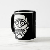 Cybersmily Cyborg Logo Black Tasse (Vorderseite Links)