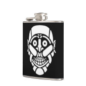 Cybersmily-Logo Cyberpunk-Flasche Flachmann (Links)