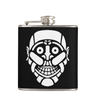 Cybersmily-Logo Cyberpunk-Flasche Flachmann