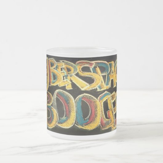 Cyberspace Boogers-Tasse Mattglastasse (Mittel)