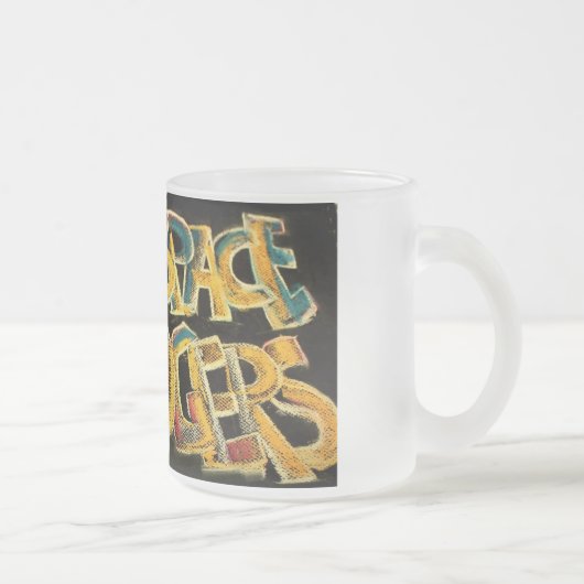 Cyberspace Boogers-Tasse Mattglastasse (Rechts)