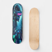 "Cyberspace Conqueror: Hacker's Realm Evil twin Skateboard (Vorderseite)