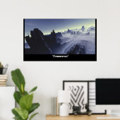 Cyberstädte Poster (Heimbüro)