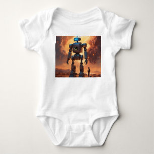 CyberTee-Labrador: Fett-Designs für Roboterliebhab Baby Strampler